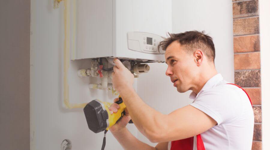 Local tankless water heater installation in Bark River, MI